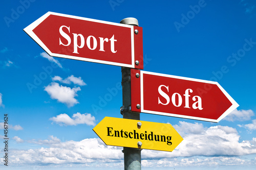 Sport oder Sofa photo