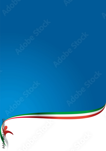 Abstract background Italian flag