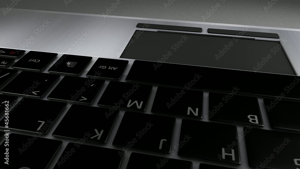 Laptop keyboard close-up. Laptop keyboard close-up.