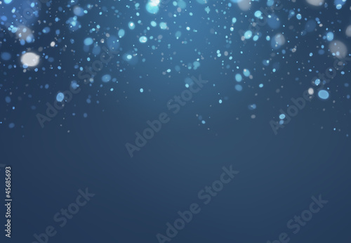 Abstract blue Snowflake background