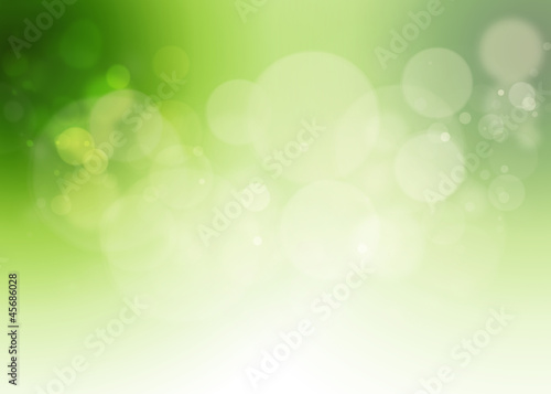 green bokeh abstract light background