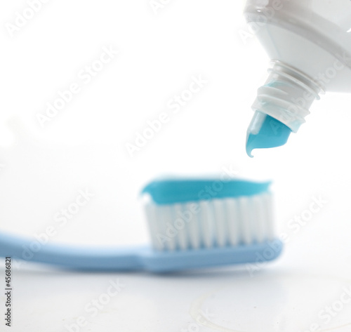Tooth brush with paste