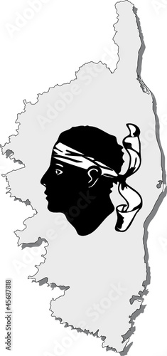 Korsika, Wappen, Insel