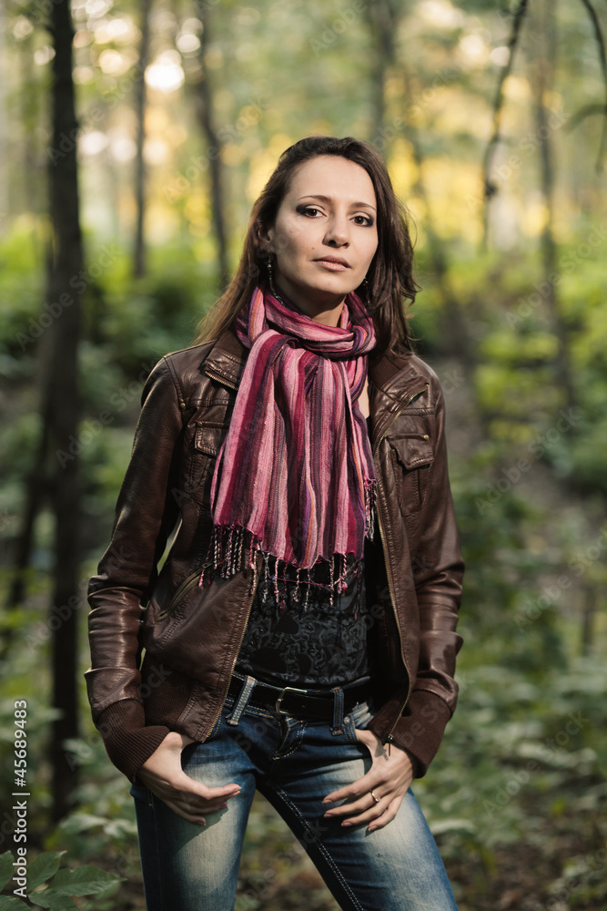 Early autumn portrait of girl Early autumn portrait of girl