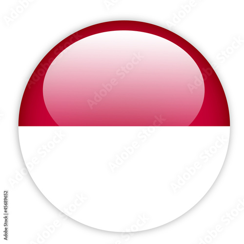 Indonesia flag button Free Download Indonesia flag button - GFXLoad