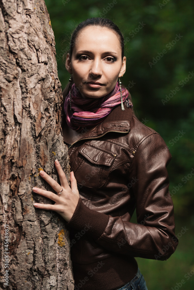 Early autumn portrait of girl Early autumn portrait of girl