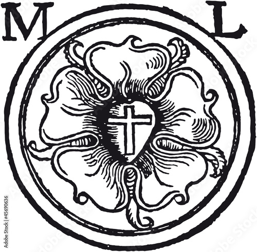 Luther Rose (woodcuts - Holzschnitt)