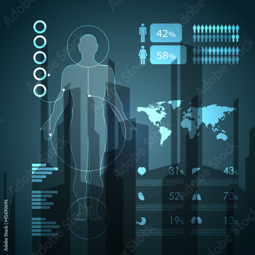 medical infographic elements