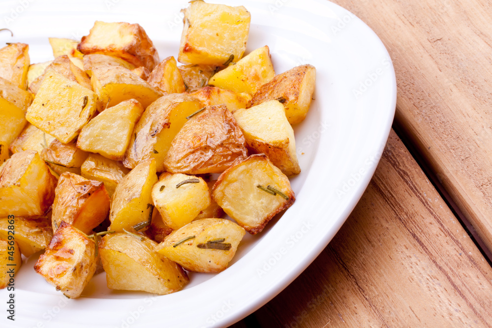 baked potato with rosemary