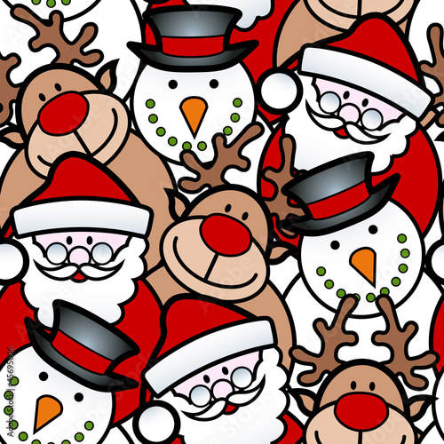seamless christmas background