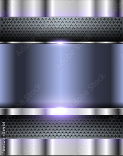 Technology metallic background