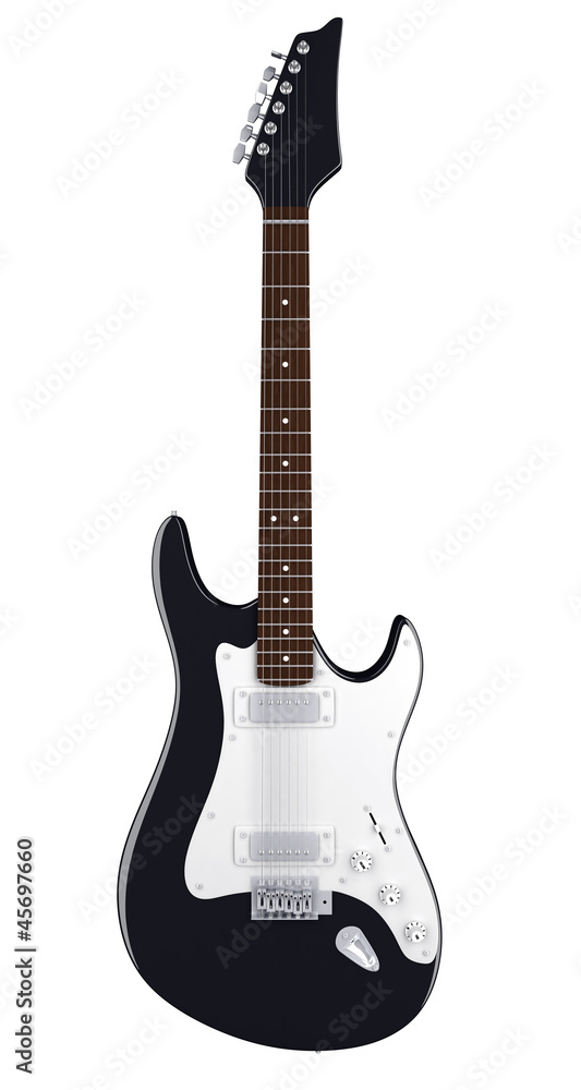 Obraz premium Electric-guitar isolated