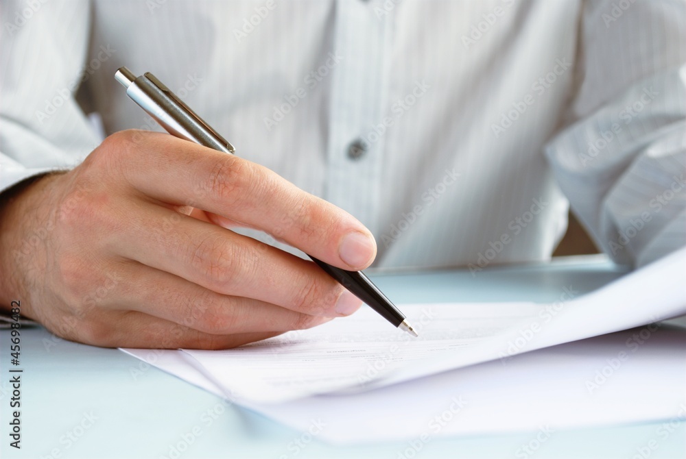 the hand of the man does entries in official papers the hand of the man does entries in official papers