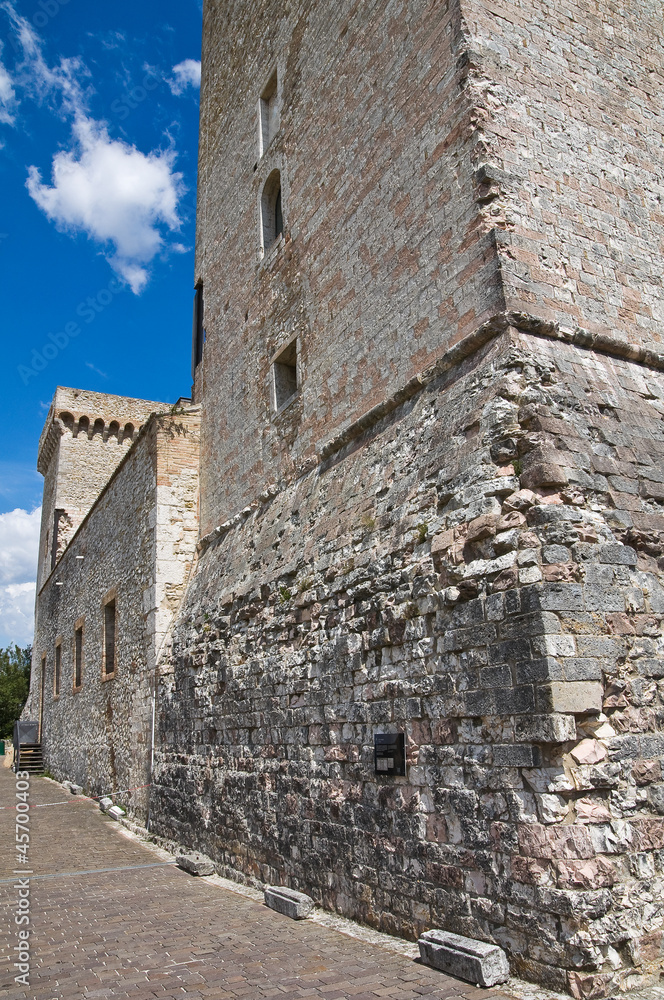 Albornoz fortress. Narni. Umbria. Italy. Albornoz fortress. Narni. Umbria. Italy.
