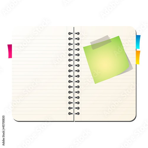 Diary with memo