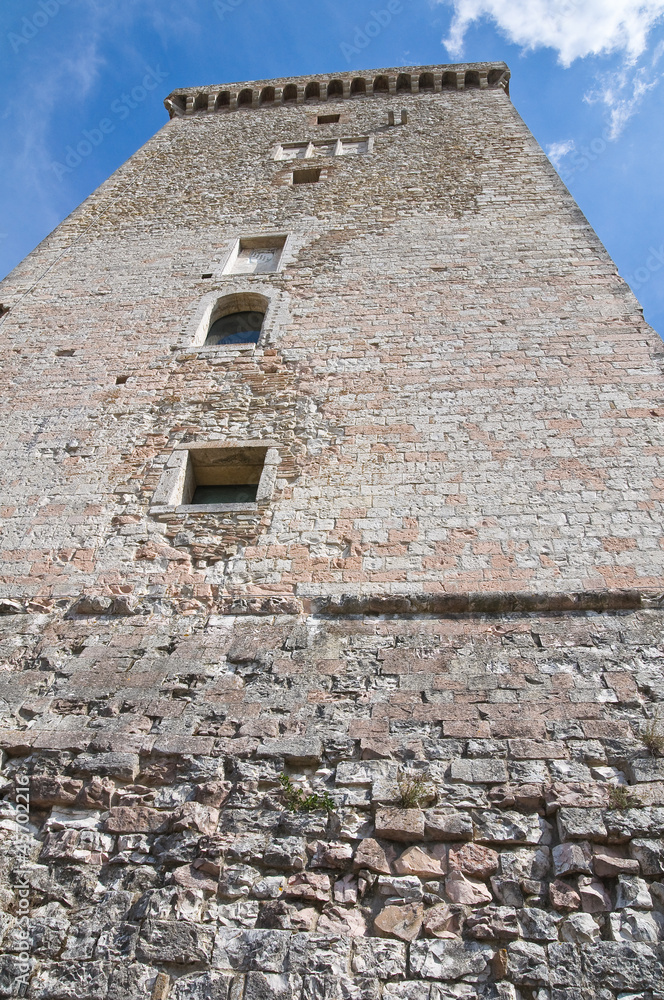 Albornoz fortress. Narni. Umbria. Italy.