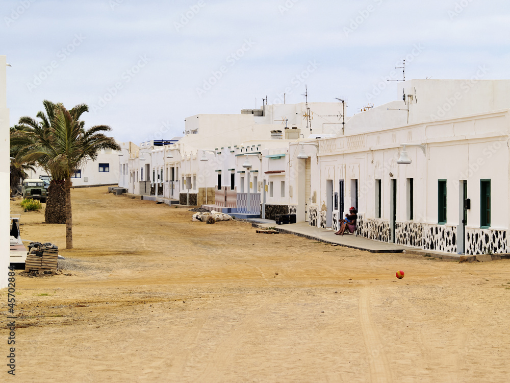 Caleta del Sebo, Graciosa Island, Canary Islands, Spain Caleta del Sebo, Graciosa Island, Canary Islands, Spain