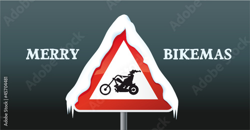 Merry Bikemas Weihnachtskarte