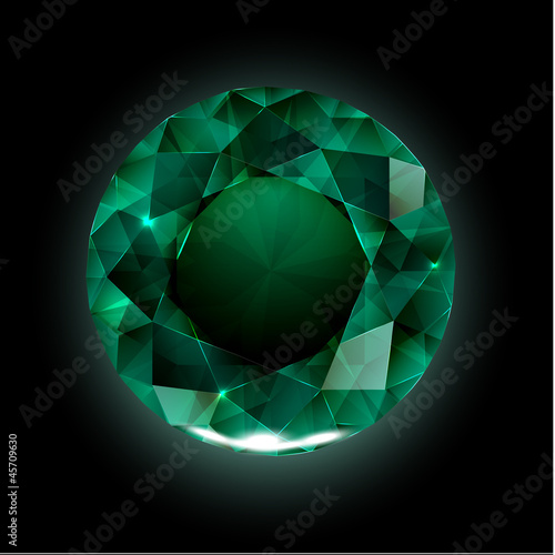 Realistic emerald