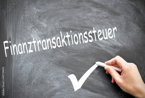 finanztransaktionssteuer photo