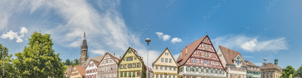 Fototapeta premium Market Square in Esslingen am Neckar, Germany