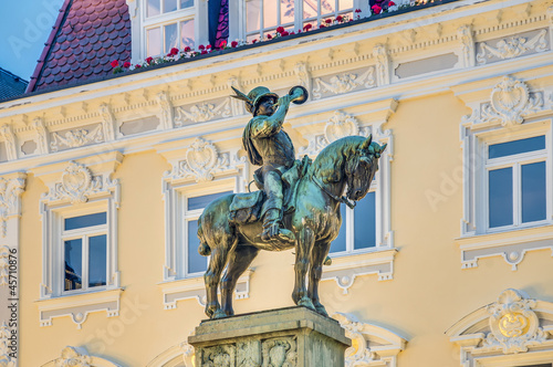 Michel Fountain in Esslingen am Neckar, Germany photo