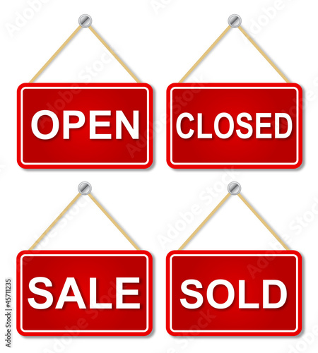 Open And Closed Signs