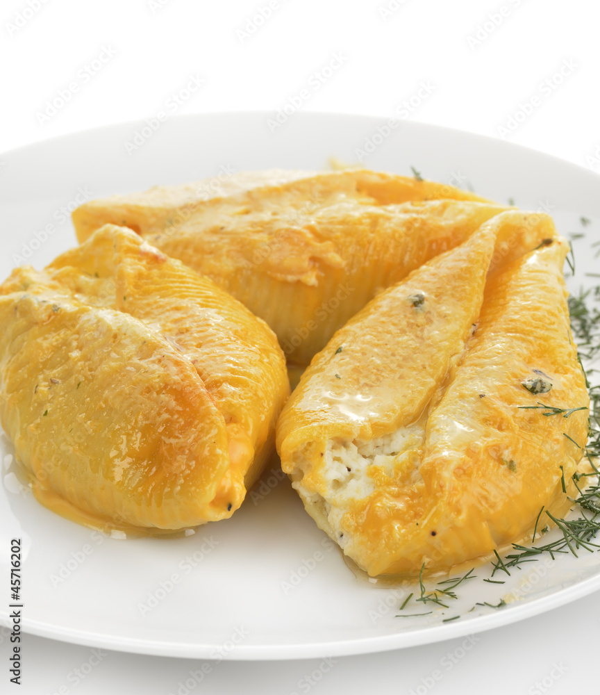 Pasta Shells Filled With Cheese Pasta Shells Filled With Cheese