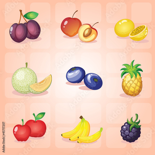 Fototapeta Naklejka Na Ścianę i Meble -  various fruits
