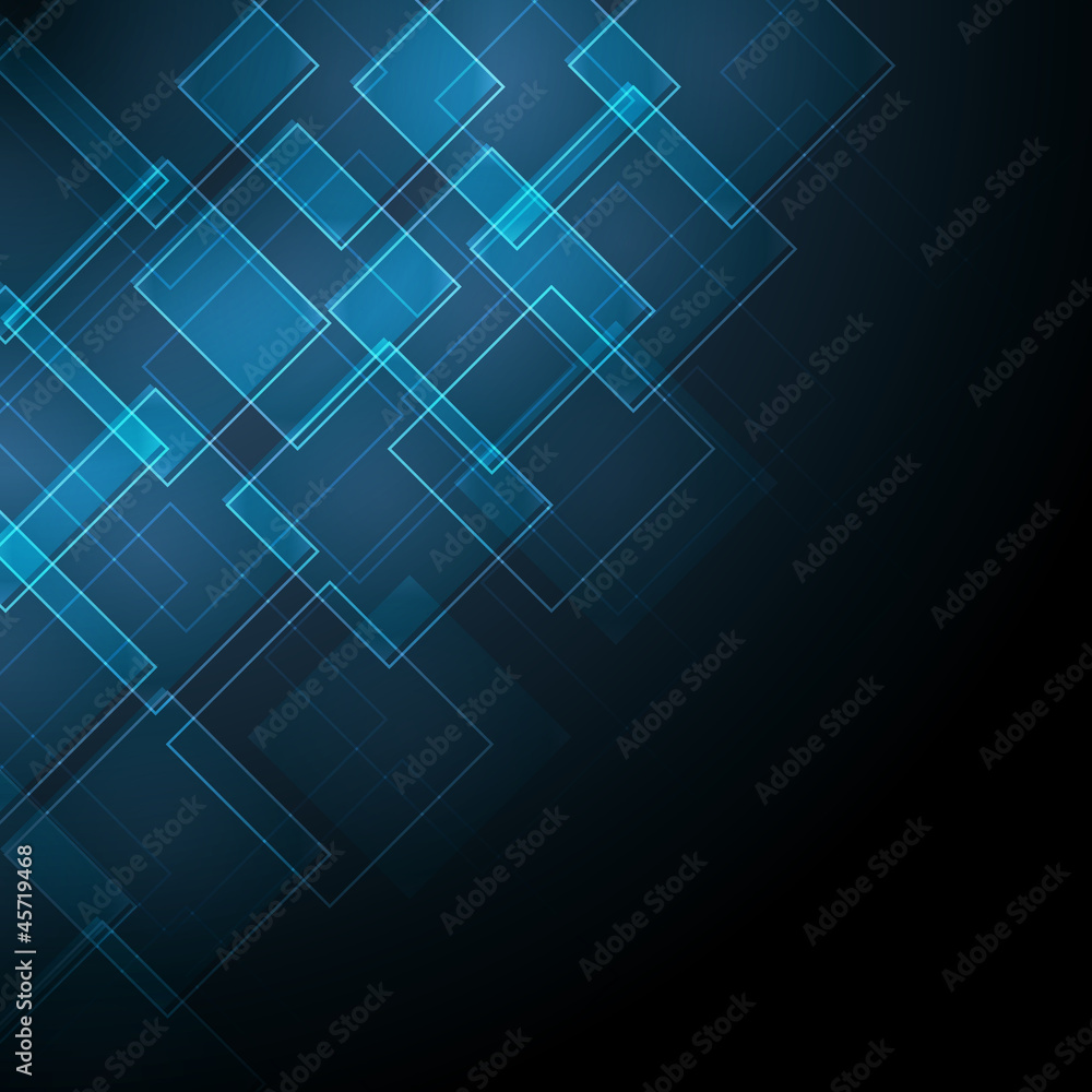 abstract blue background with rhombus