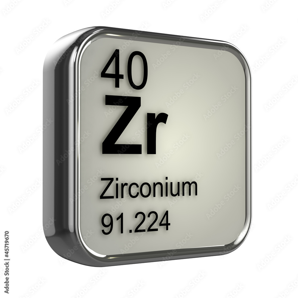 3d Periodic Table - 40 Zirconium 3d Periodic Table - 40 Zirconium