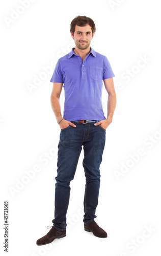 Caucasian man, full length