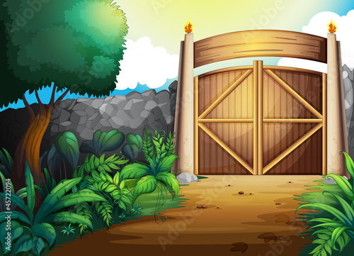 gate