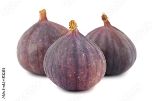 Ripe purple fig fruits