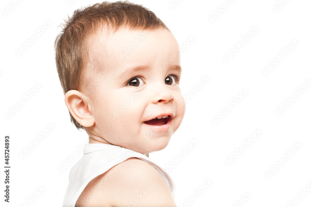 Lovely happy baby boy Lovely happy baby boy