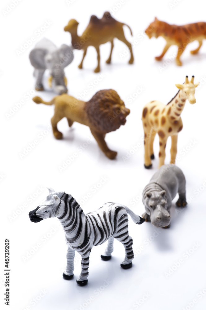 整列して行進する動物たち 整列して行進する動物たち