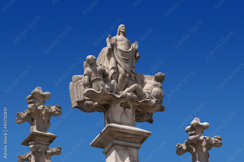 Gothic Cathedral of Milan Italy - Details Gothic Cathedral of Milan Italy - Details