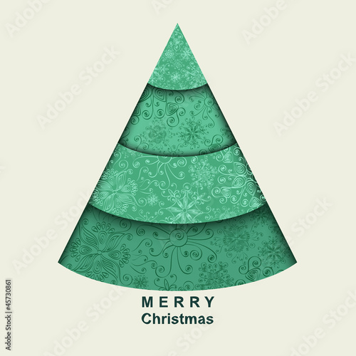 Stylized Christmas tree