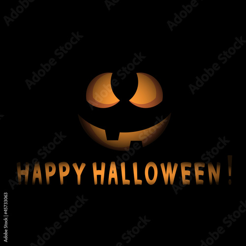 Scary Halloween card