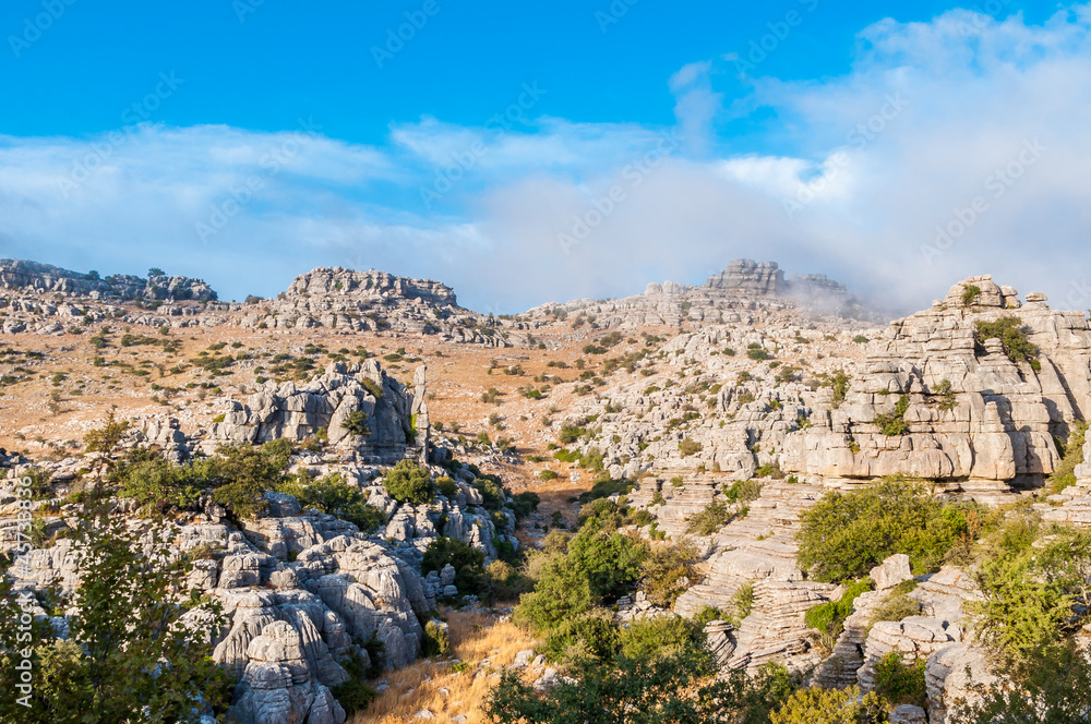 Karst landscape, Torcal Antequera Karst landscape, Torcal Antequera
