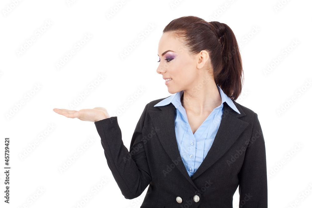 woman holding something in her hand woman holding something in her hand