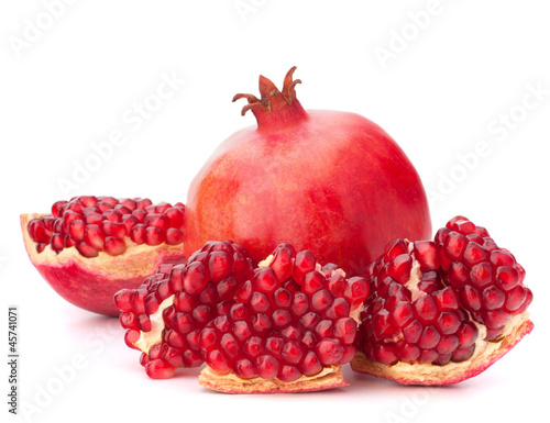 Ripe pomegranate fruit