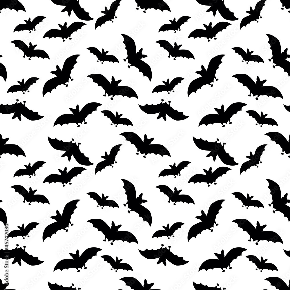 Fototapeta premium Seamless Halloween background.