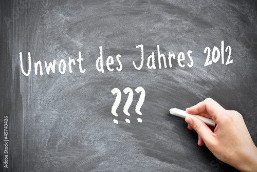 unwort des Jahres 2012 photo