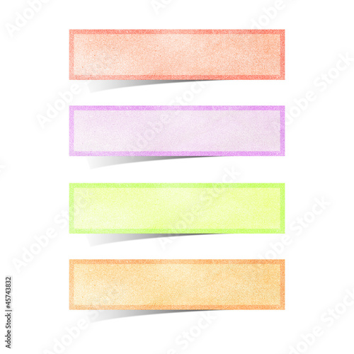 Paper texture ,Talk tag on white background