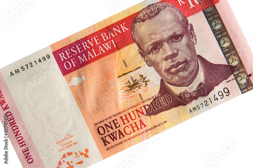 Banknote aus Malawi - 100 Kwacha photo
