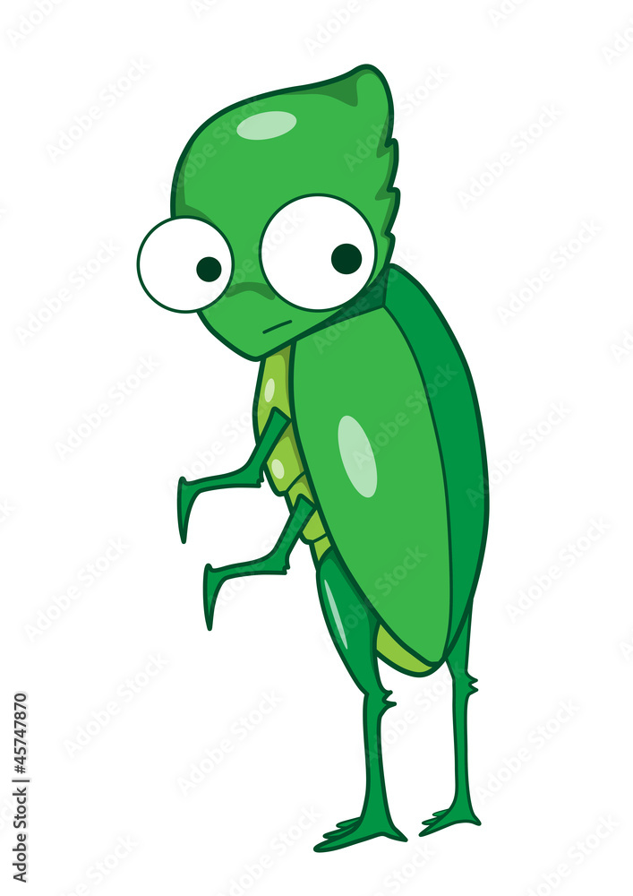 Obraz premium Buprestis beetle vector cartoon