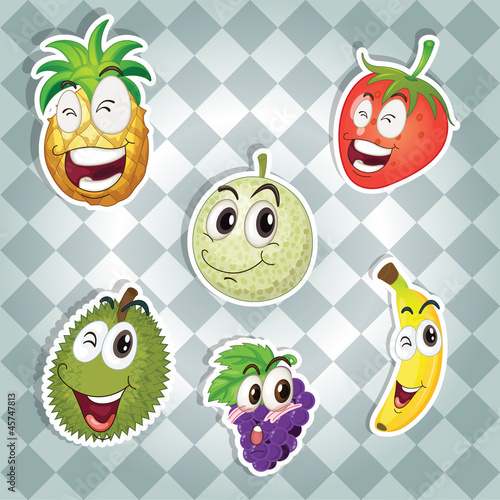 various fruits