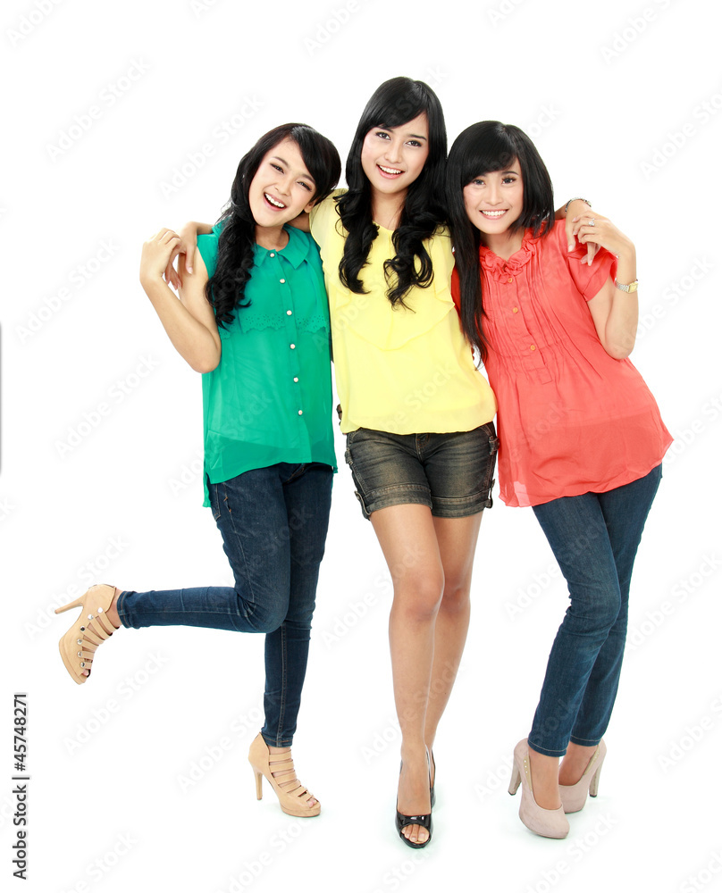 Obraz premium Happy Teenage girls