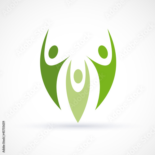 Logo happy people # Vector